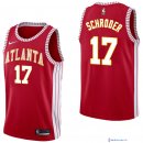 Maillot NBA Pas Cher Atlanta Hawks Dennis Schroder 17 Retro Rouge 2017/18