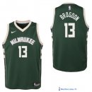 Maillot NBA Pas Cher Milwaukee Bucks Junior Malcolm Brogdon 13 Vert Icon 2017/18