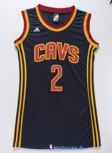 Maillot NBA Pas Cher Cleveland Cavaliers Femme Kyrie Irving 2 Bleu