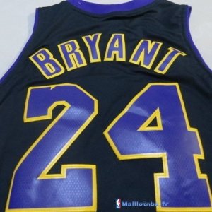 Maillot NBA Pas Cher Los Angeles Lakers Kobe Bryant 24 Noir Pourpre