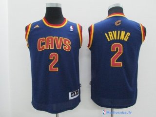 Maillot NBA Pas Cher Cleveland Cavaliers Junior Kyrie Irving 2 Bleu