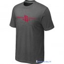 T-Shirt NBA Pas Cher Houston Rockets Gris Fer