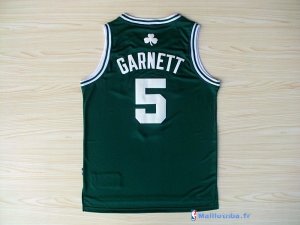 Maillot NBA Pas Cher Boston Celtics Kevin Garnett 5 Vert Blanc