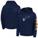 Utah Jazz Fanatics Branded Navy Zone Pullover Hoodie