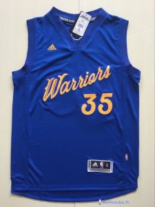 Maillot NBA Pas Cher Noël Golden State Warriors Kevin Durant 35 Bleu