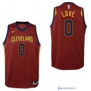 Maillot NBA Pas Cher Cleveland Cavaliers Junior Kevin Love 0 Rouge Icon 2017/18