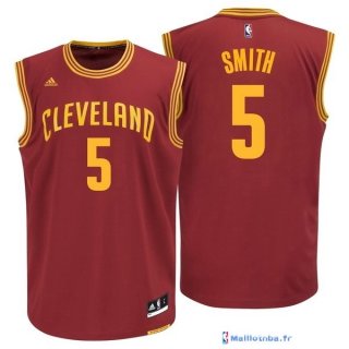 Maillot NBA Pas Cher Cleveland Cavaliers J.R.Smith 5 Rouge
