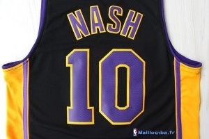 Maillot NBA Pas Cher Los Angeles Lakers Steve Nash 10 Noir