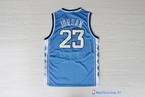 Maillot NCAA Pas Cher North Carolina Michael Jordan 23 Bleu