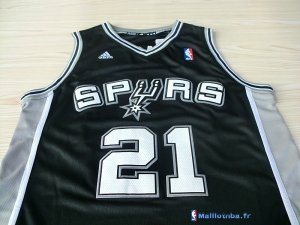 Maillot NBA Pas Cher San Antonio Spurs Tim Duncan 21 Noir