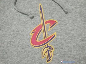 Sweat Capuche NBA Cleveland Cavaliers Nike Gris