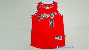 Maillot NBA Pas Cher Chicago Bulls Dwyane Wade 3 2016 Rouge