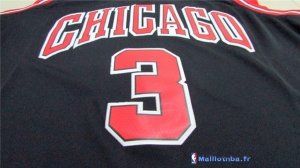 Maillot NBA Pas Cher Chicago Bulls Dwyane Wade 3 2016 Noir