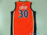 Maillot NBA Pas Cher Golden State Warriors Stephen Curry 30 Retro Orange