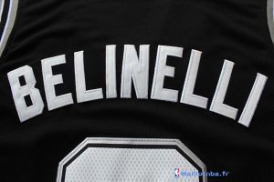 Maillot NBA Pas Cher San Antonio Spurs Marco Belinelli 3 Noir