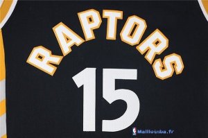 Maillot NBA Pas Cher Toronto Raptors Anthony Bennett 15 Noir Jaune