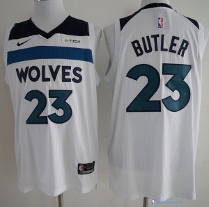 Maillot NBA Pas Cher Minnesota Timberwolves Jimmy Butler 23 Blanc 2017/18