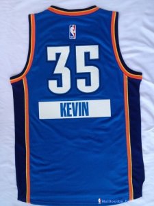 Maillot NBA Pas Cher Noël Oklahoma City Thunder Kevin 35 Bleu