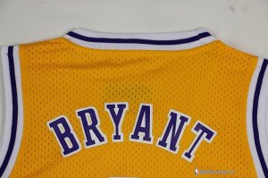 Maillot NBA Pas Cher Los Angeles Lakers Kobe Bryant 8 Jaune