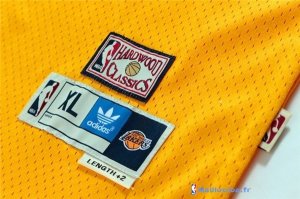 Maillot NBA Pas Cher Los Angeles Lakers Jerry West 44 Jaune