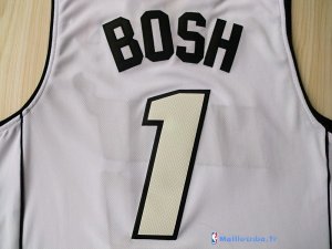 Maillot NBA Pas Cher Miami Heat Chris Bosh 1 Blanc