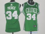 Maillot NBA Pas Cher Boston Celtics Femme Paul Pierce 34 Vert