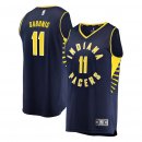 Indiana Pacers Domantas Sabonis Fanatics Branded Navy Fast Break Replica Player Jersey - Icon Edition