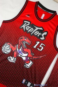 Maillot NBA Pas Cher Toronto Raptors Vince Carter 15 Retro Rouge