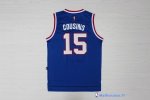 Maillot NBA Pas Cher Sacramento Kings DeMarcus Cousins 15 Retro Bleu
