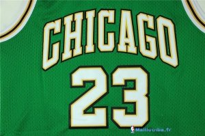 Maillot NBA Pas Cher Chicago Bulls Michael Jordan 23 Vert