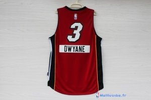 Maillot NBA Pas Cher Noël Miami Heat Dwyane 3 Rouge