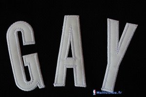 Maillot NBA Pas Cher Sacramento Kings Rudy Gay 8 Noir