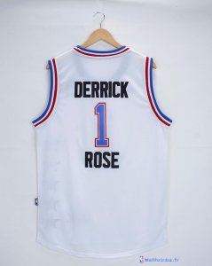 Maillot NBA Pas Cher All Star 2015 Derrick Rose 1 Blanc