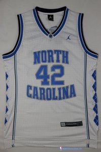 Maillot NCAA Pas Cher North Carolina Jerry Stackhouse 42 Blanc