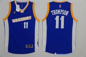 Maillot NBA Pas Cher Golden State Warriors 2016/2017 Klay Thompson 11 Bleu