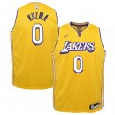 Los Angeles Lakers Kyle Kuzma Nike Yellow Swingman Jersey Jersey – City Edition