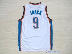 Maillot NBA Pas Cher Oklahoma City Thunder Serge Ibaka 9 Blanc