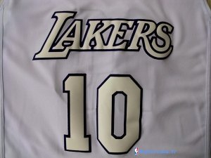 Maillot NBA Pas Cher Noël Los Angeles Lakers Blanc Nash 10