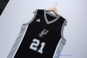 Maillot NBA Pas Cher Noël San Antonio Spurs Tim 21 Noir