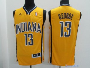 Maillot NBA Pas Cher Indiana Pacers Paul George 13 Jaune