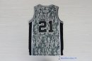 Maillot NBA Pas Cher San Antonio Spurs Tim Duncan 21 Vert