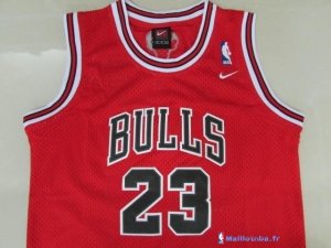 Maillot NBA Pas Cher Chicago Bulls Junior Michael Jordan 23 Rouge