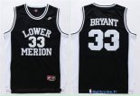 Maillot NCAA Pas Cher Lower Merion Kobe Bryant 33 Noir