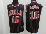 Maillot NBA Pas Cher Chicago Bulls Pau Gasol 16 Noir Bande