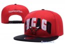 Bonnet NBA Chicago Bulls 2016 Rouge Noir 4