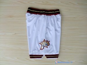 Pantalon NBA Pas Cher Philadelphia Sixers Blanc