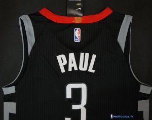 Maillot NBA Pas Cher Houston Rockets Chris Paul 3 Noir Statement 2017/18