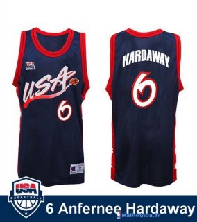 Maillot NBA Pas Cher USA 1996 Anfernee Hardaway 6 Noir