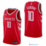 Maillot NBA Pas Cher Houston Rockets Eric Gordon 10 Nike Rouge Ville 2017/18