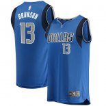 Dallas Mavericks Jalen Brunson Fanatics Branded Blue Fast Break Player Replica Jersey - Icon Edition